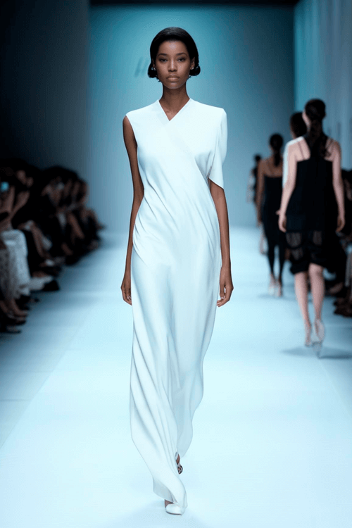 Fashion runway model